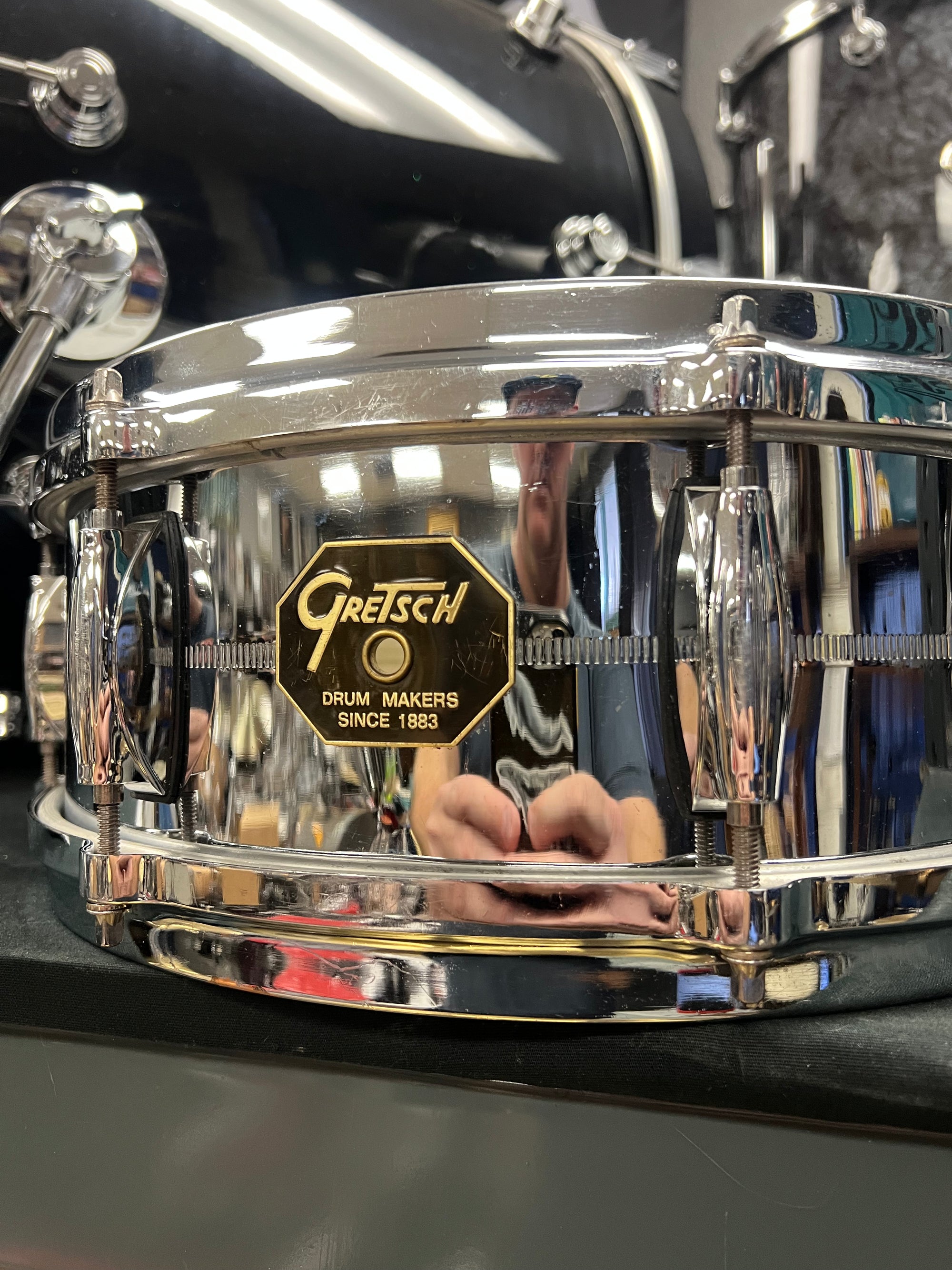 Gretsch USA Custom Chrome Over Brass 14x5” Snare Drum