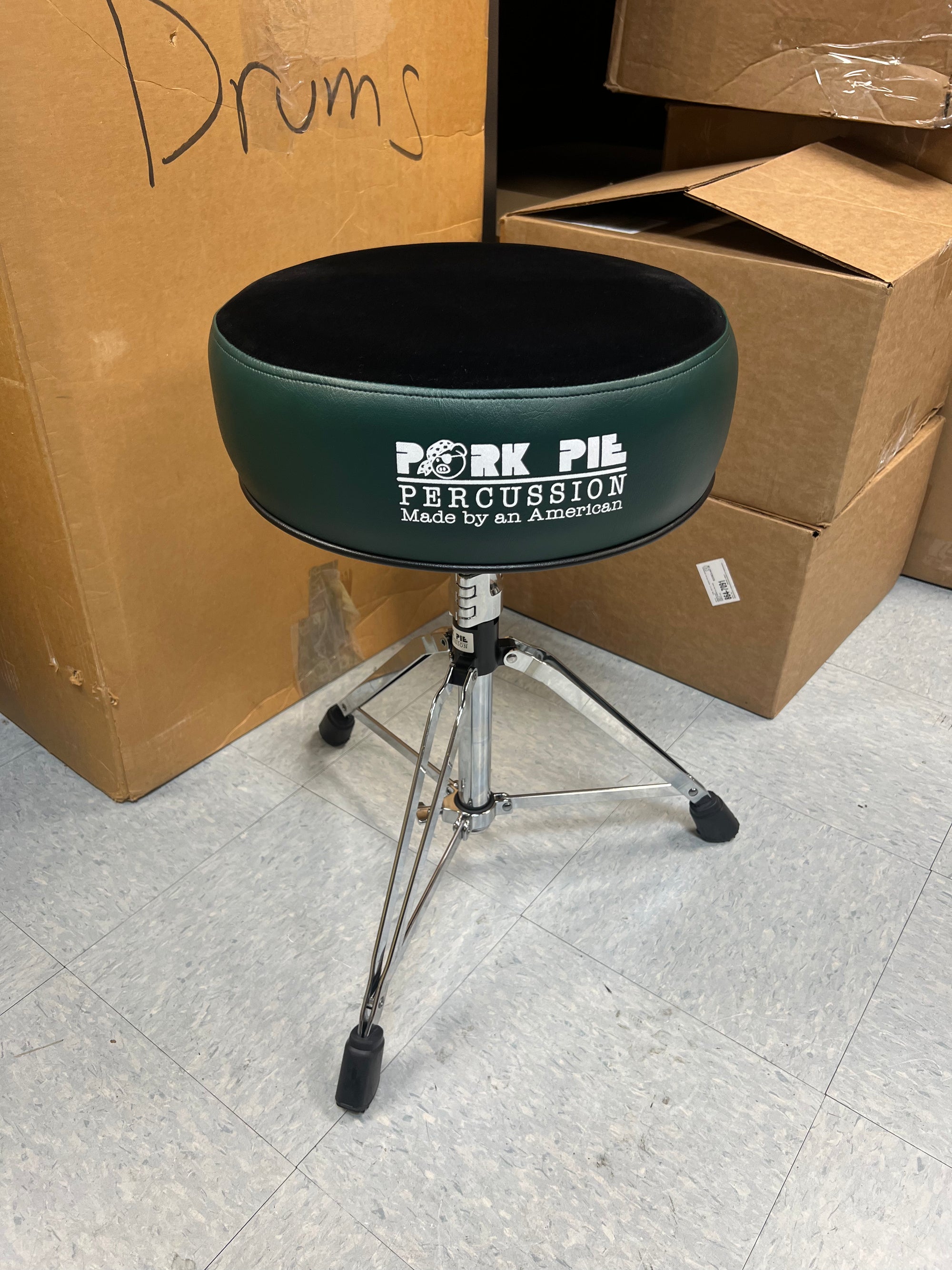 Pork Pie Black Drum Throne