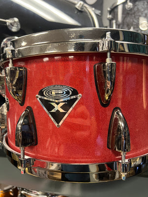 OCDP 13x7” Series X Red Sparkle Snare Drum