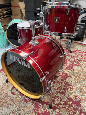 Tama Superstar Classic 3pc Red Sparkle Drum Set