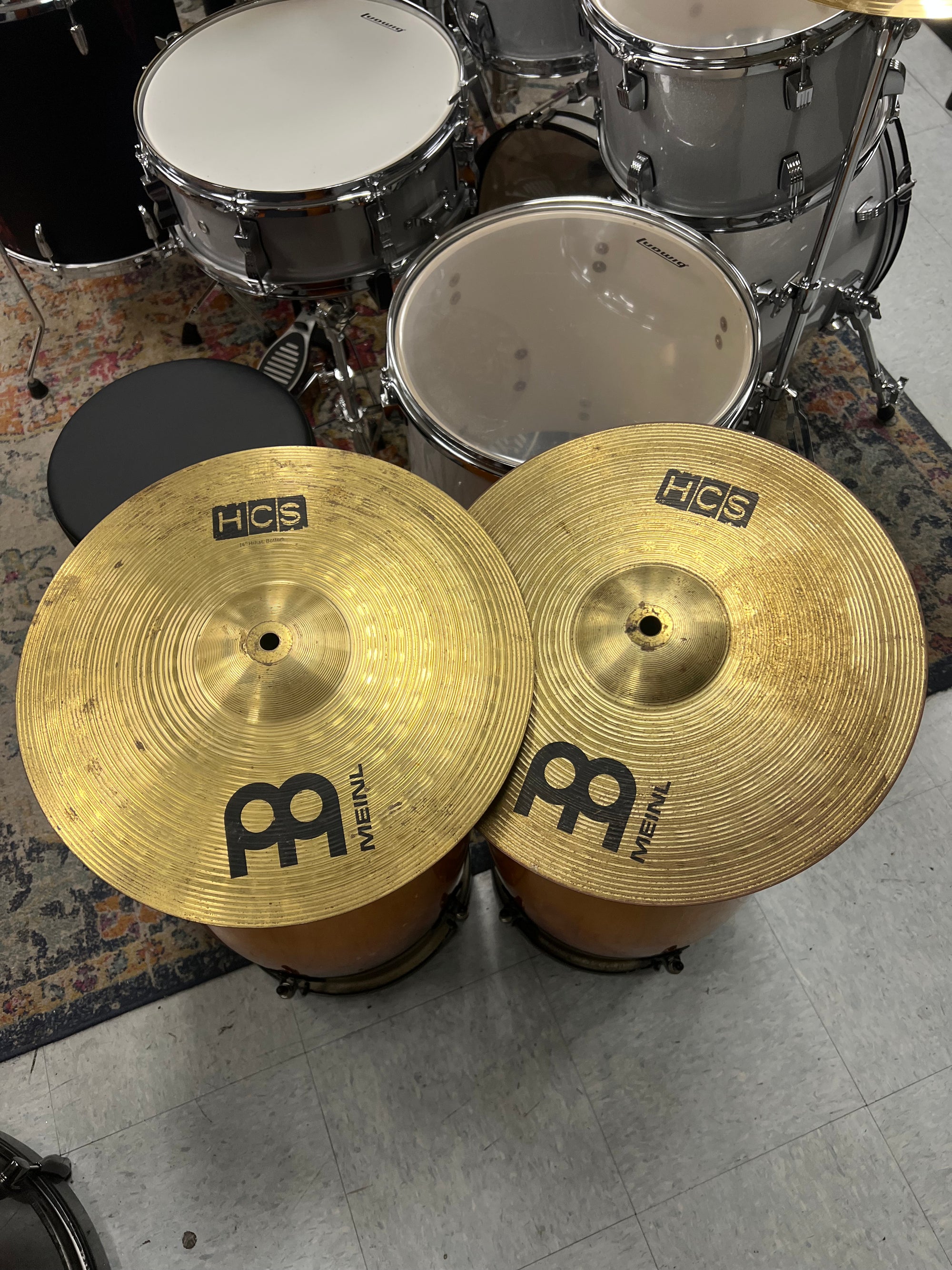 Meinl 14” HCS hi hat Cymbals