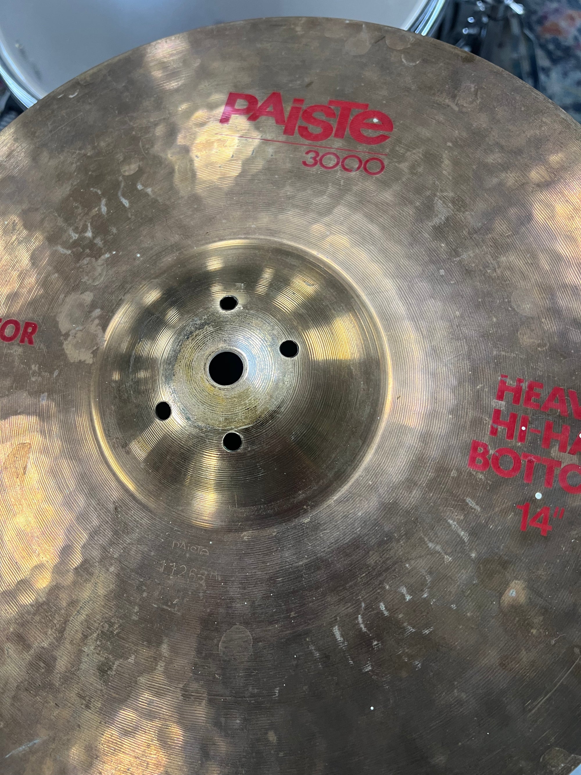 Paiste 14” 3000 Reflector heavy hi hat Cymbals