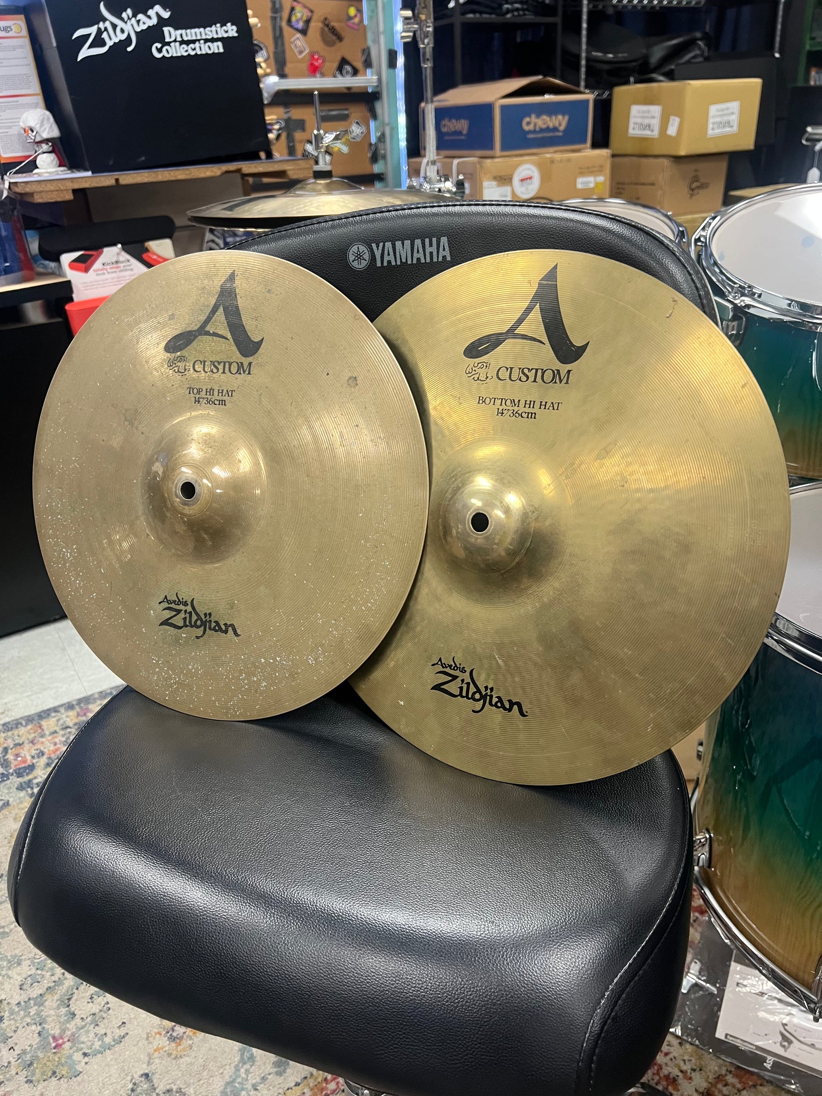 Zildjian 14” A Custom Hi Hats