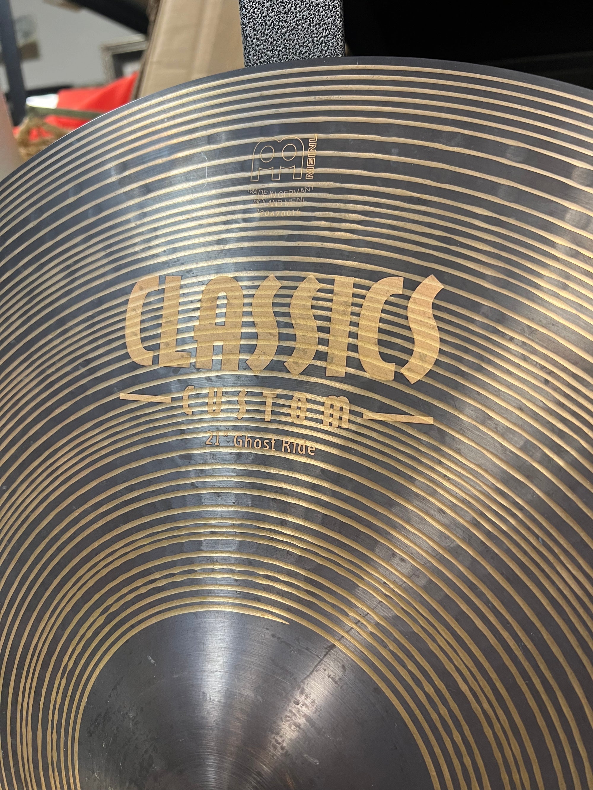 Meinl 21” Classics Custom Ghost Ride Cymbal
