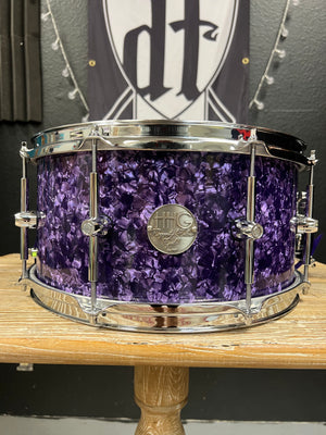 HHG Purple Pearl Snare Drum 14x7”