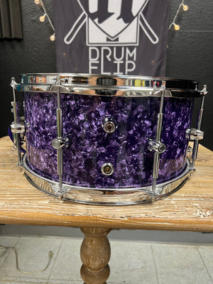 HHG Purple Pearl Snare Drum 14x7”