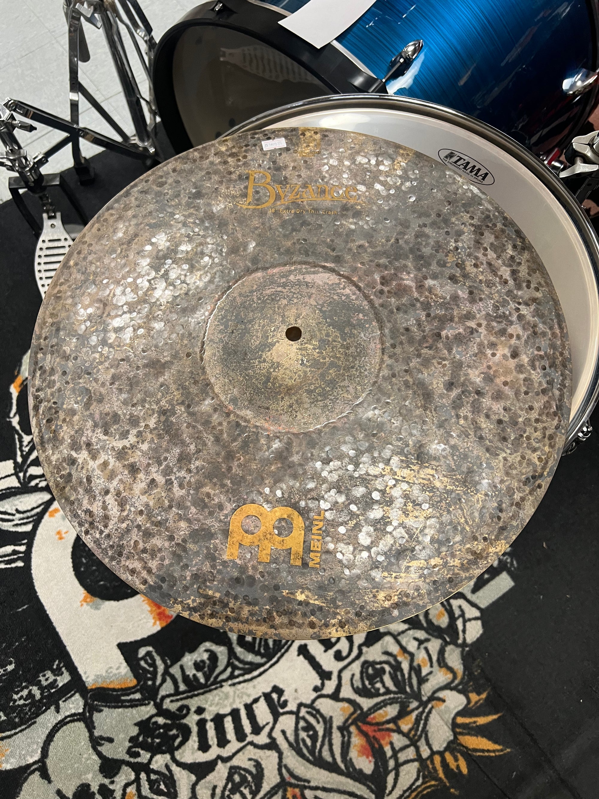 Meinl Byzance 18” Extra Dry Thin Crash Cymbal