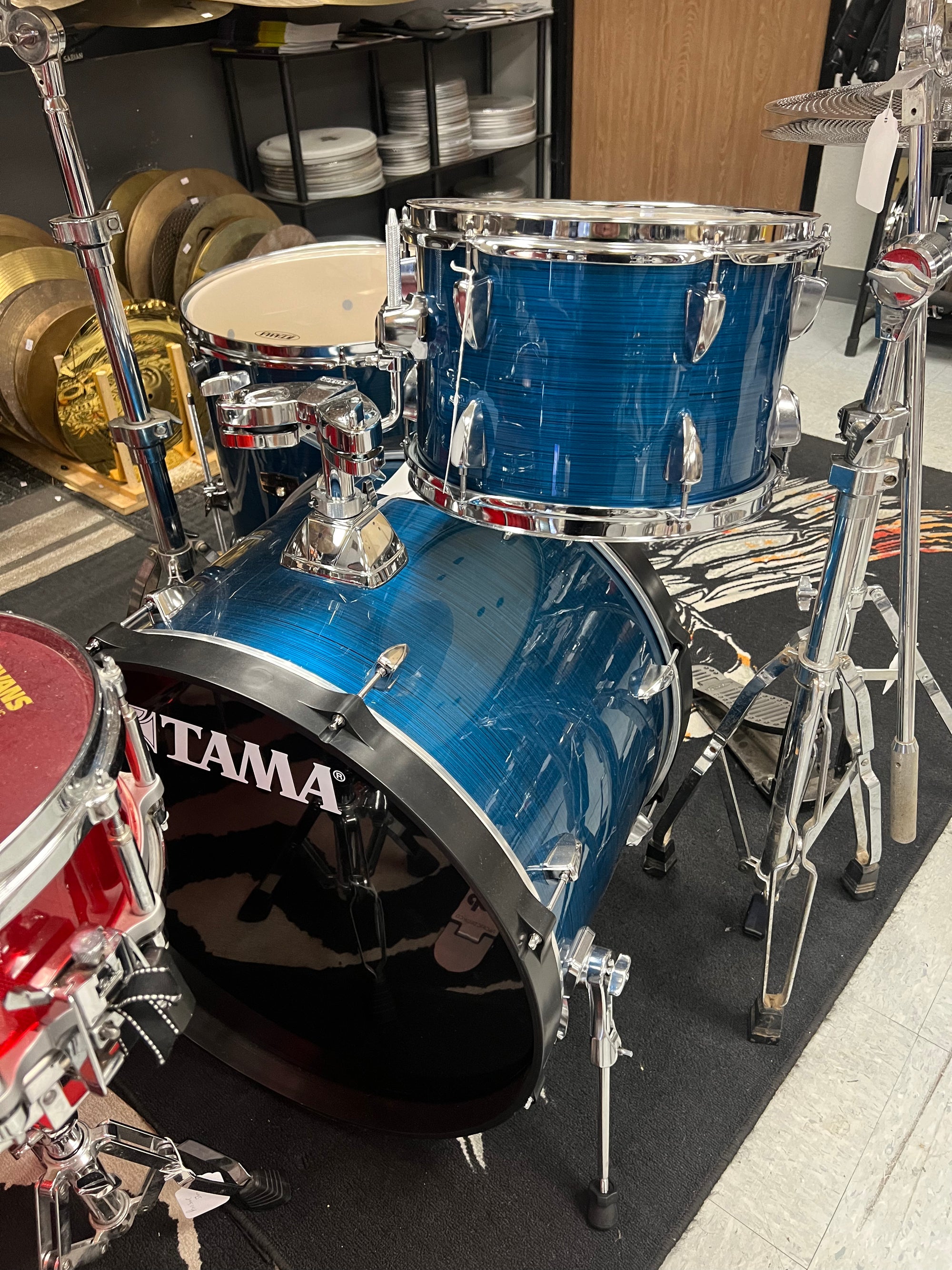 Tama Imperialstar Hairline Blue Drum Set