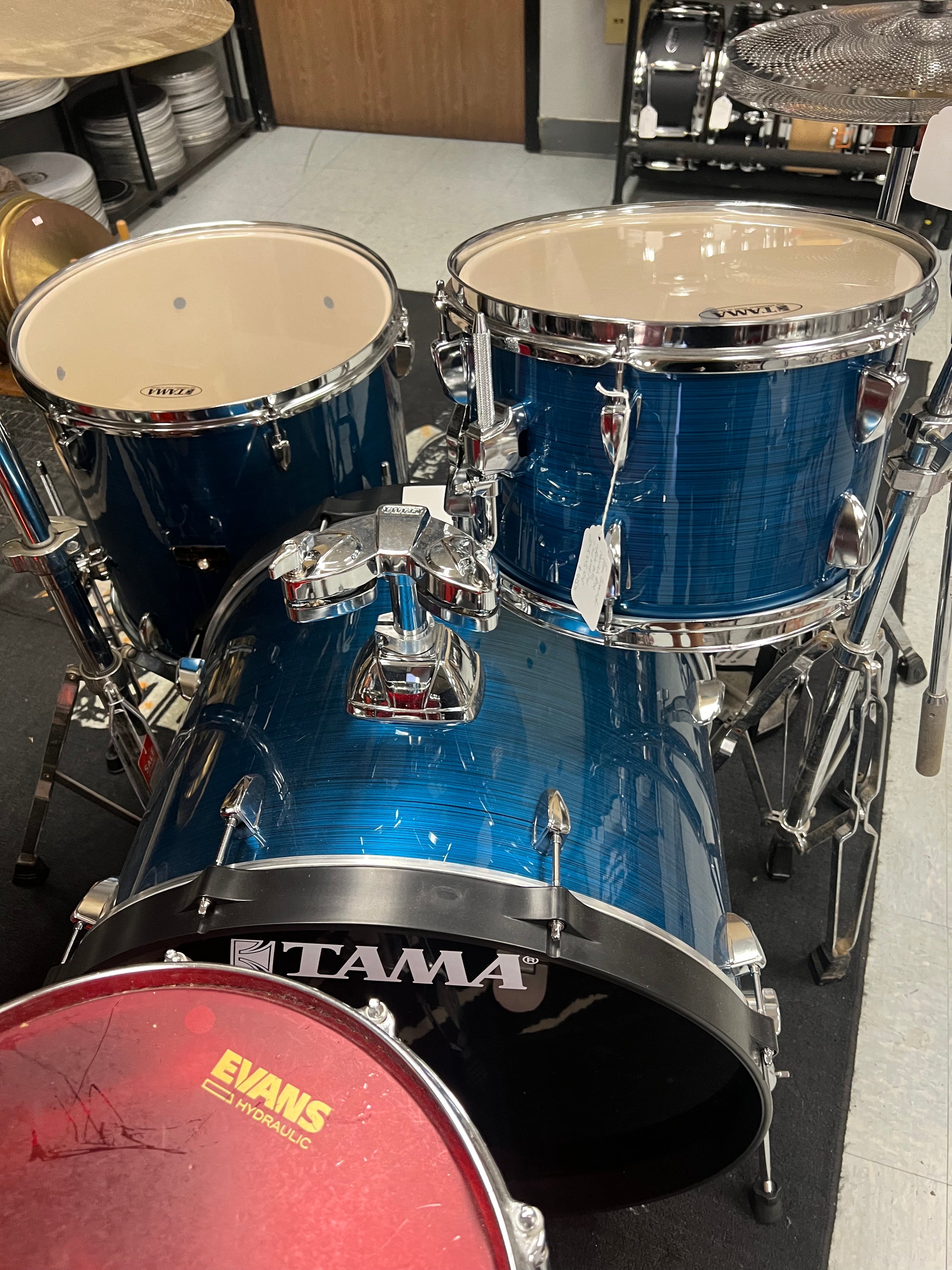 Tama Imperialstar Hairline Blue Drum Set