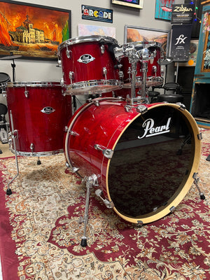 Pearl Export 5pc Red Drum Set