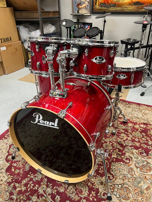 Pearl Export 5pc Red Drum Set