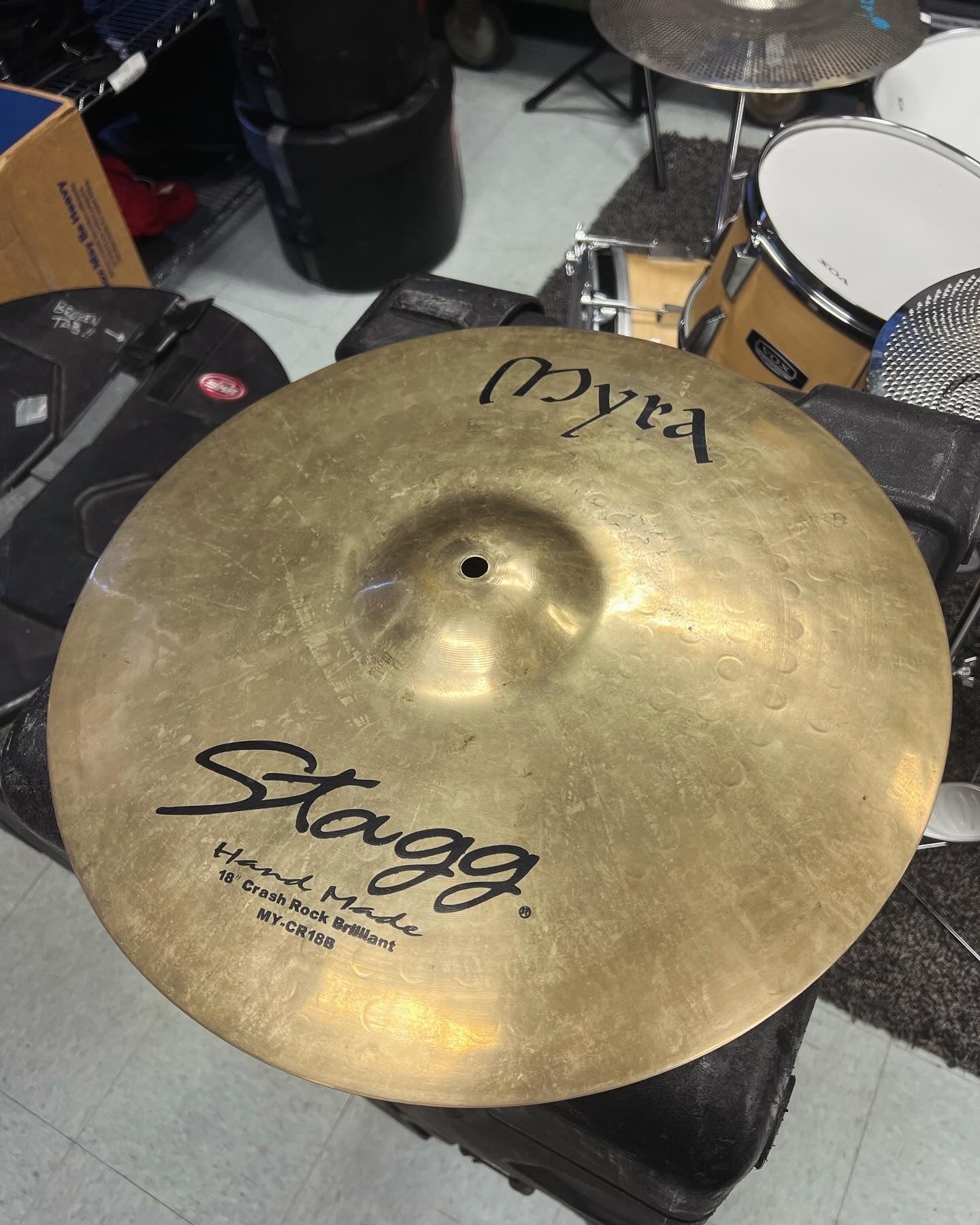 Stagg 18” Myra Rock crash Cymbal