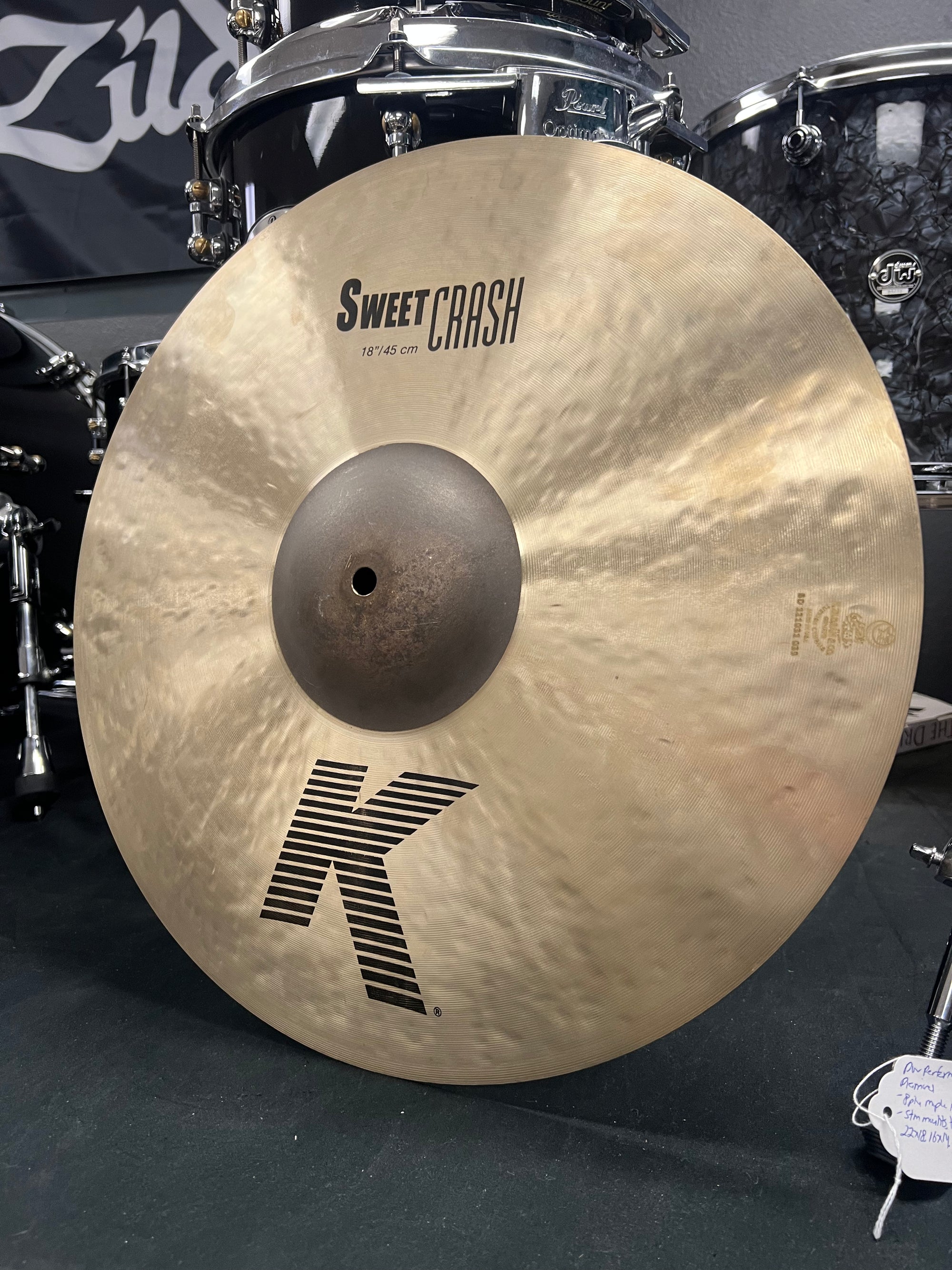 Zildjian 18” K Sweet Crash Cymbal