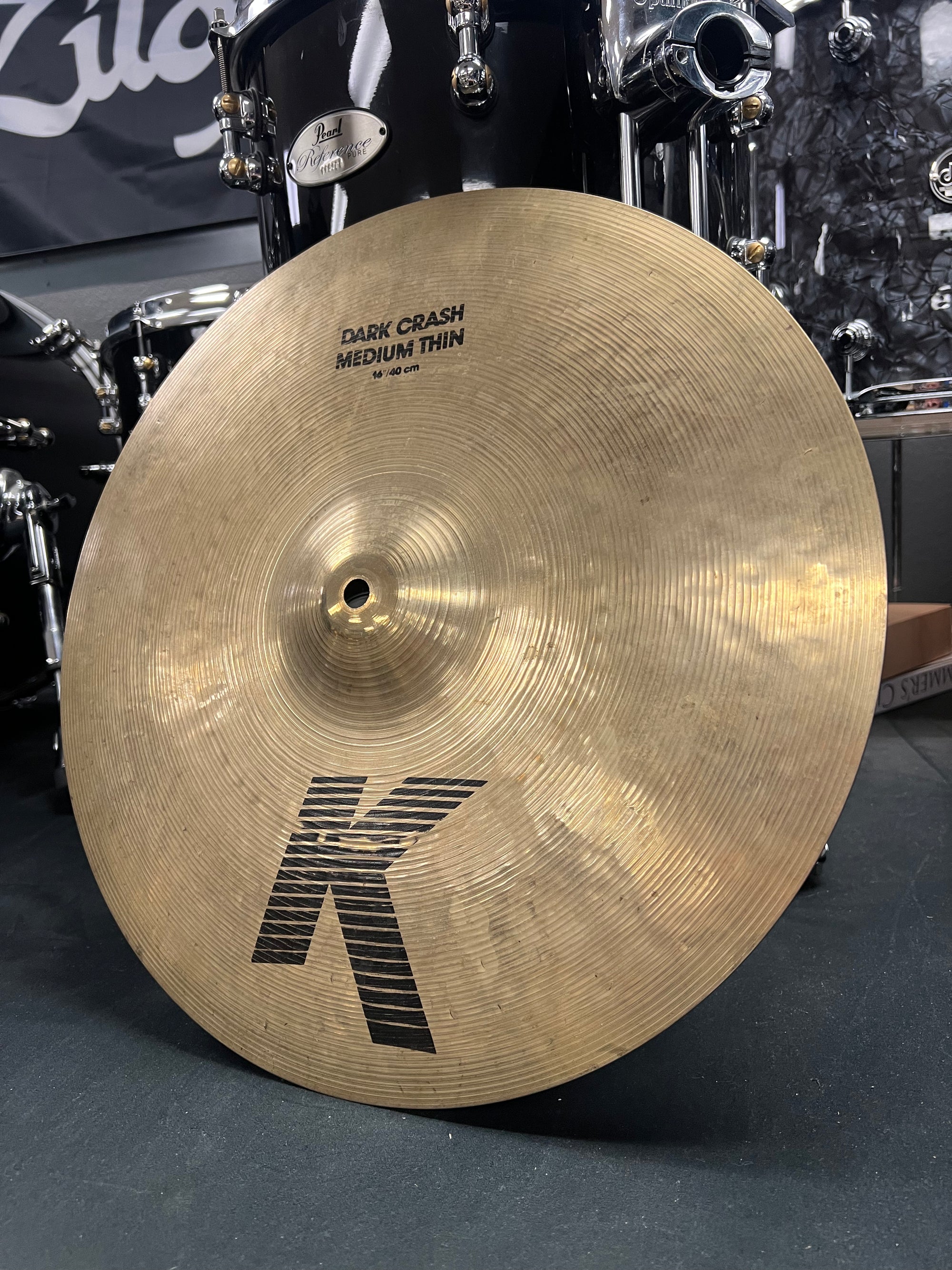 Zildjian 16” K Dark Crash Medium Thin Cymbal