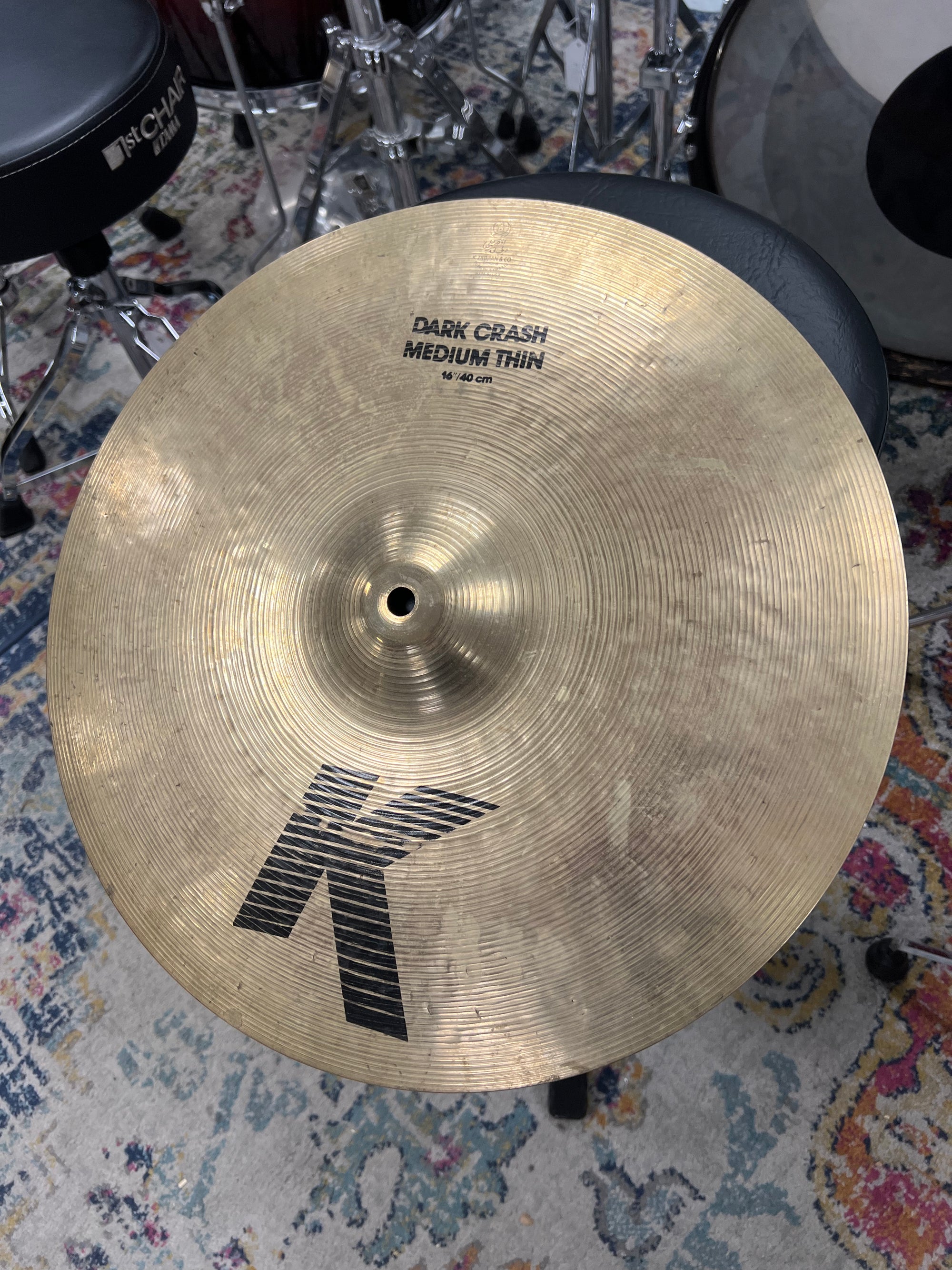 Zildjian 16” Dark Crash Medium Thin Cymbal