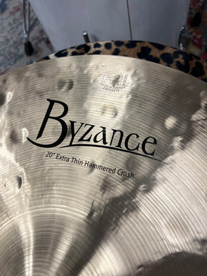 Meinl Byzance 20” Extra Thin Hammered Crash Cymbal