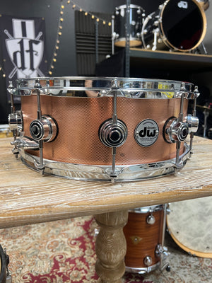 DW Collectors Knurled Copper 14x5.5” Snare Drum