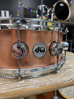 DW Collectors Knurled Copper 14x5.5” Snare Drum