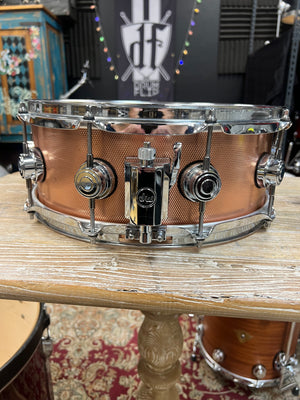 DW Collectors Knurled Copper 14x5.5” Snare Drum