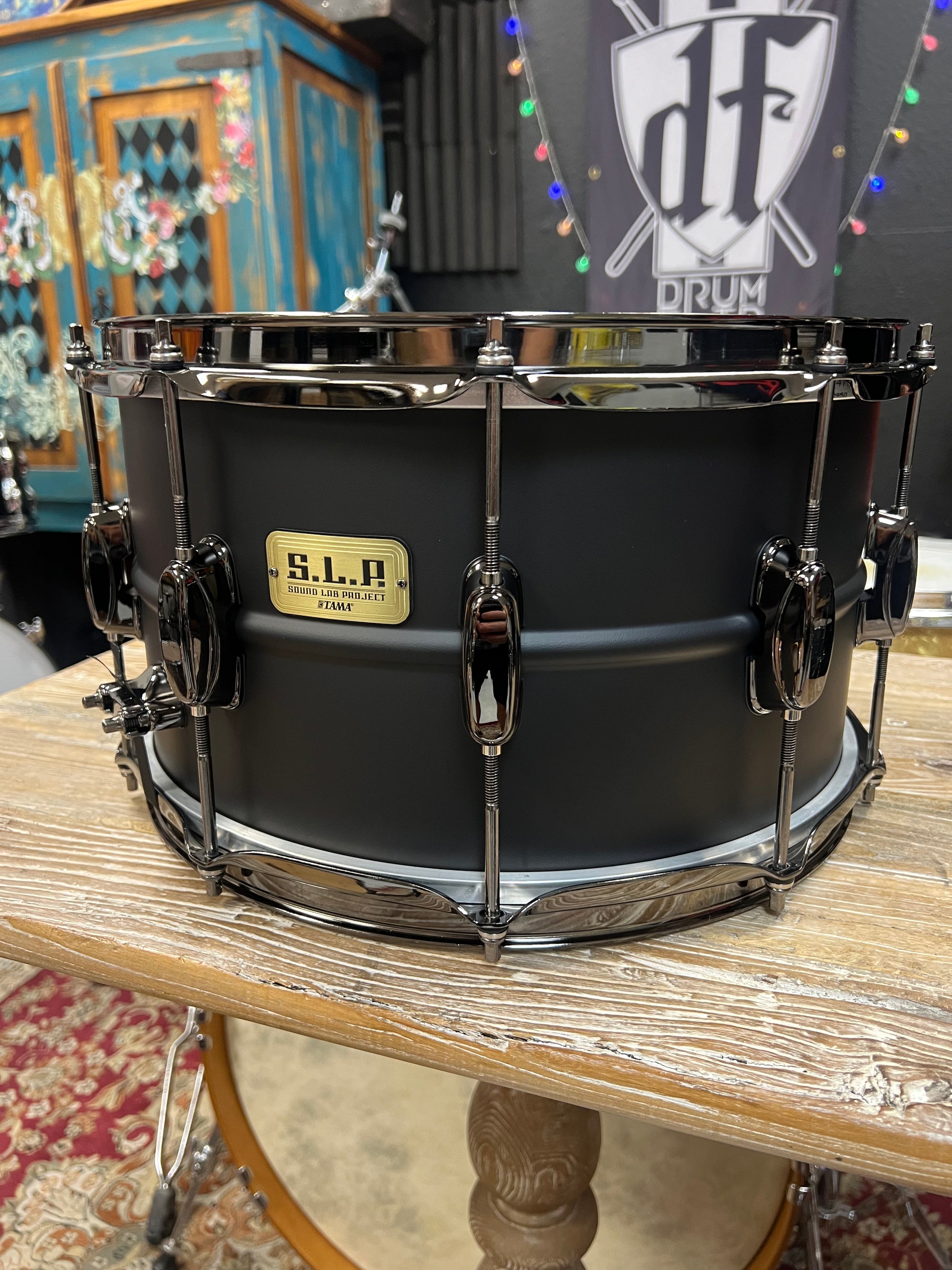 Tama SLP Big Black Steel 14x8” Snare Drum