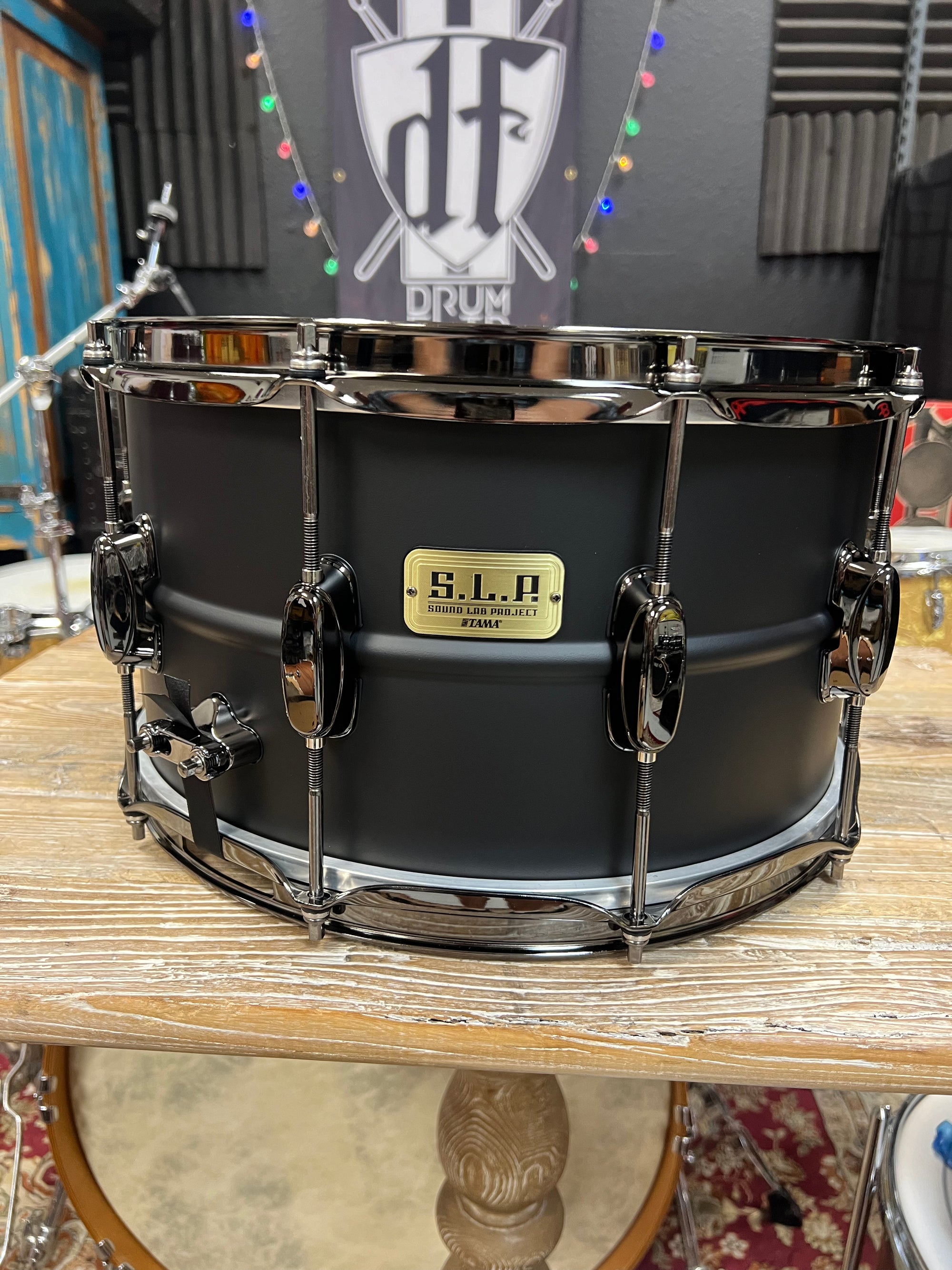 Tama SLP Big Black Steel 14x8” Snare Drum