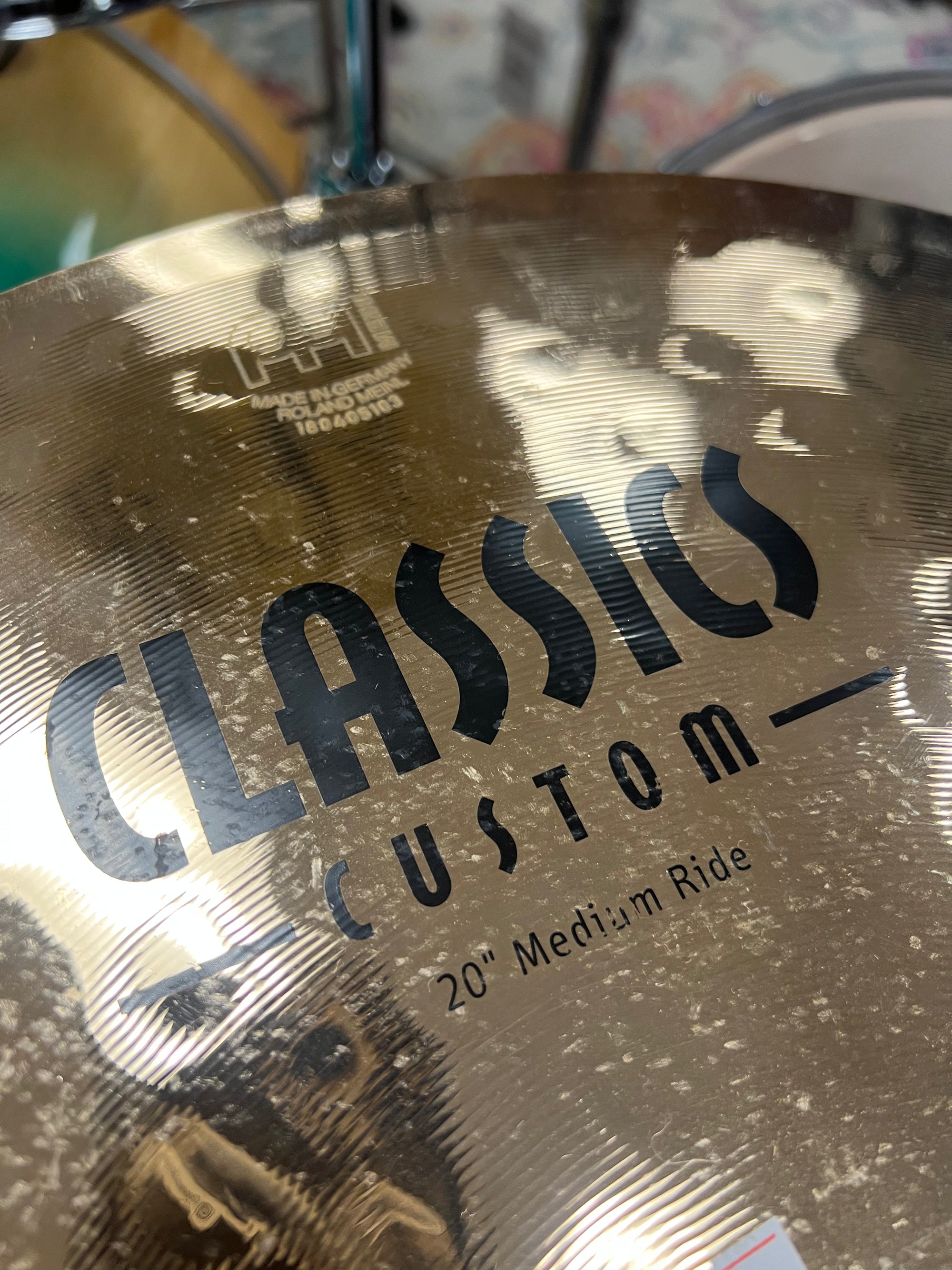 Meinl classics custom 20” Medium Ride Cymbal