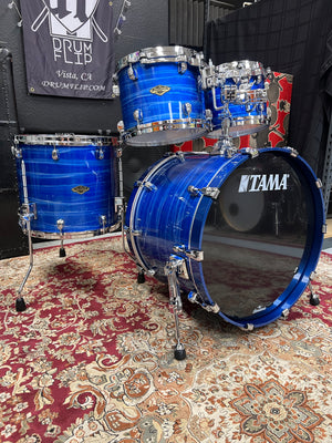 Tama Starclassic Ocean Blue Ripple 4pc Drum Set