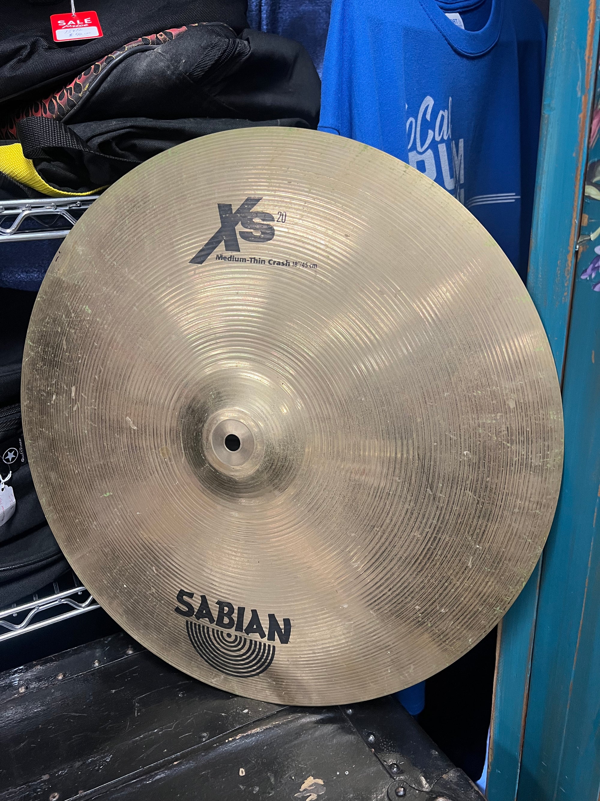 Sabian 18” XS20 Medium thin crash cymbal