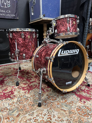 Ludwig Classic Maple Jazzette Burgundy Pearl 18,14,12