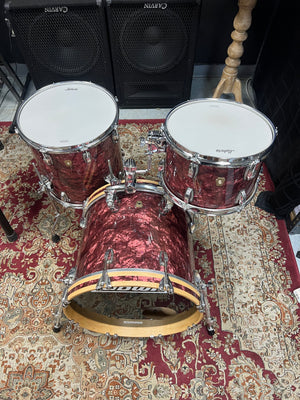 Ludwig Classic Maple Jazzette Burgundy Pearl 18,14,12