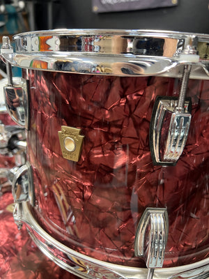 Ludwig Classic Maple Jazzette Burgundy Pearl 18,14,12