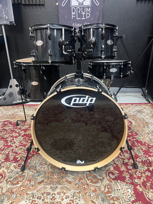 PDP Black Sparkle Mainstage Drum Set 5pc