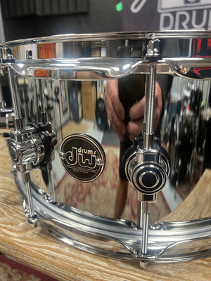 DW Performance Chrome Over Steel 14x6.5” Snare Drum
