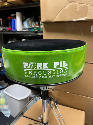 Pork Pie Green Sparkle With Black Top Throne