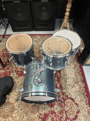 Ludwig Breakbeats 4pc Blue Sparkle Drum Set