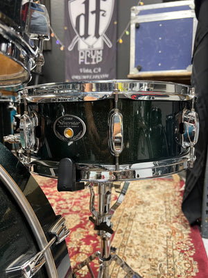Tama Silverstar 7pc Green Sparkle Drum Set