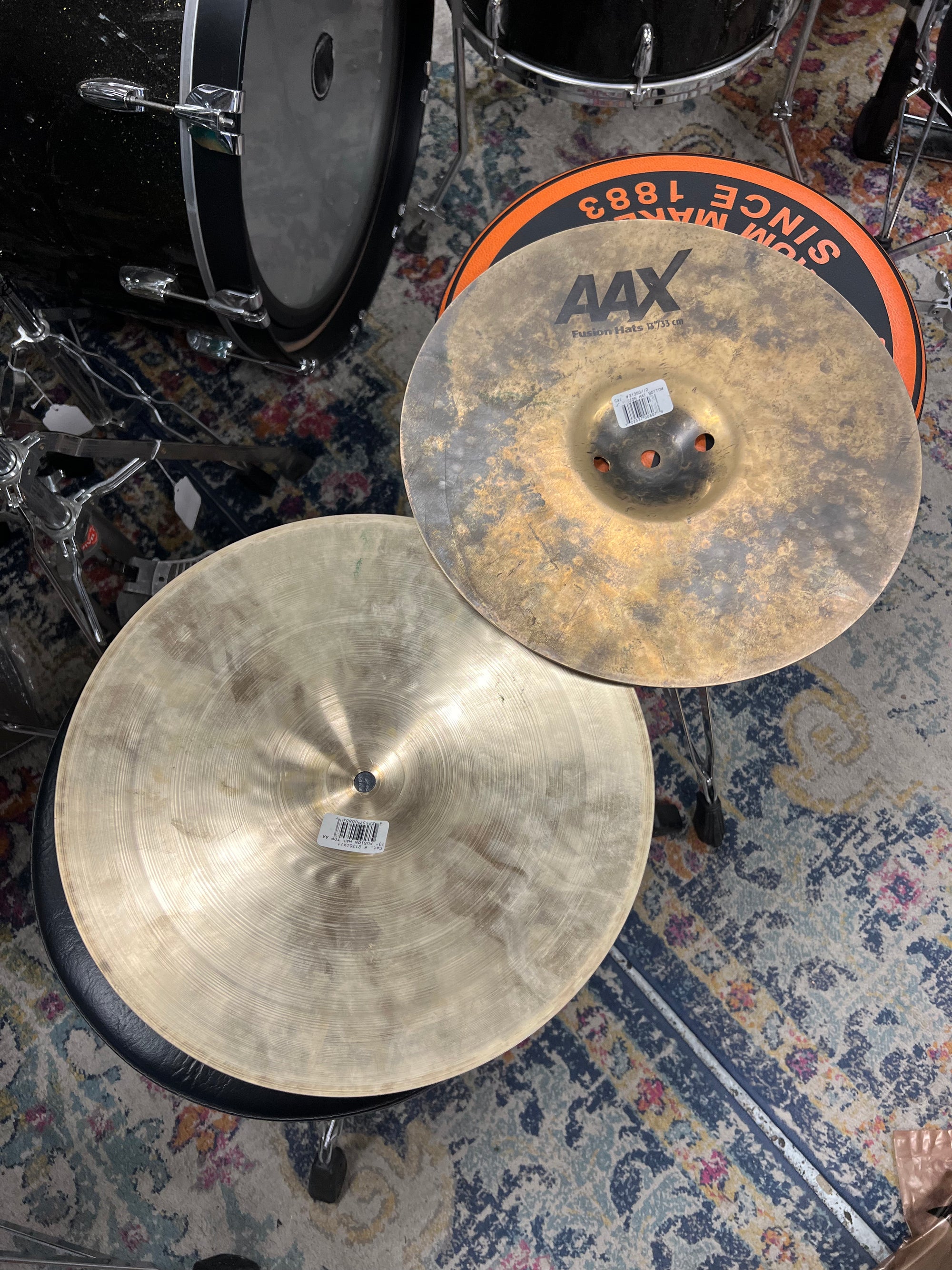 Sabian 13” AAX fusion hi hats