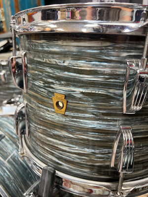 Ludwig Blue Oyster 1966 3pc Drum Set