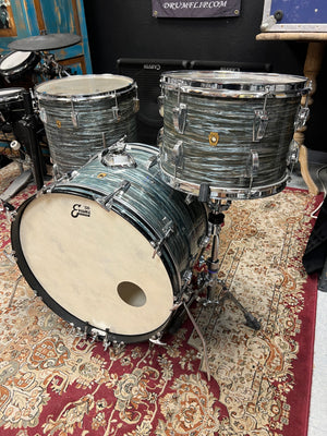Ludwig Blue Oyster 1966 3pc Drum Set