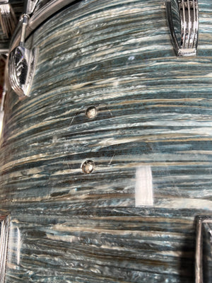 Ludwig Blue Oyster 1966 3pc Drum Set