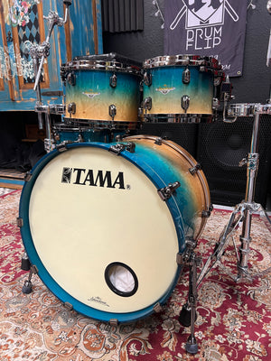 Tama Starclassic Exotic Maple Careibean Blue 4pc Drum Set