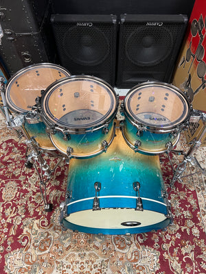 Tama Starclassic Exotic Maple Careibean Blue 4pc Drum Set