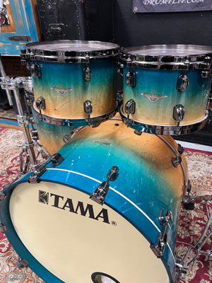 Tama Starclassic Exotic Maple Careibean Blue 4pc Drum Set