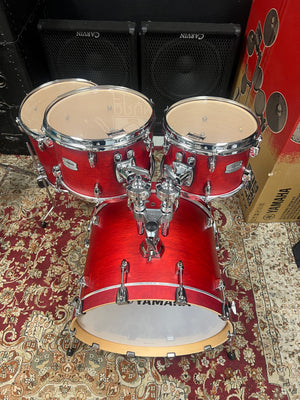 Yamaha Tour Custom Candy Apple Satin 4pc Drum Set