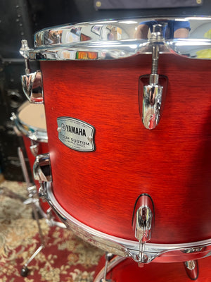 Yamaha Tour Custom Candy Apple Satin 4pc Drum Set