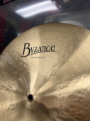 Meinl Byzance 16” Medium Thin Crash Cymbal