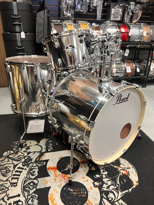 Pearl Export 5pc Chrome Drum Set