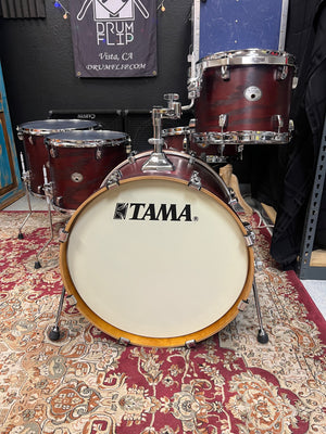 Tama Silverstar 5pc Satin mahogany Drum Set