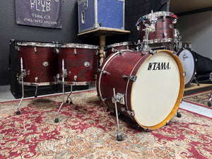 Tama Silverstar 5pc Satin mahogany Drum Set