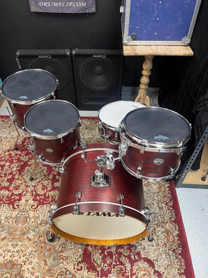 Tama Silverstar 5pc Satin mahogany Drum Set